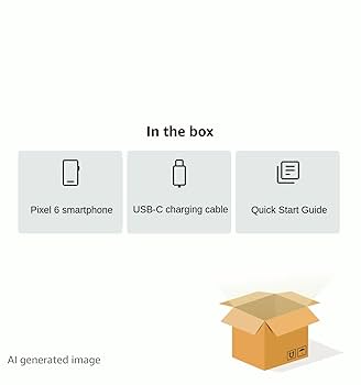 Amazon.com: Google Pixel 6 - GB7N6-128GB - Stormy Black (T